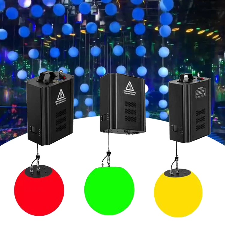 Stage Party Dmx Colorful Rgb Led Lifting Ball Color Kinetics