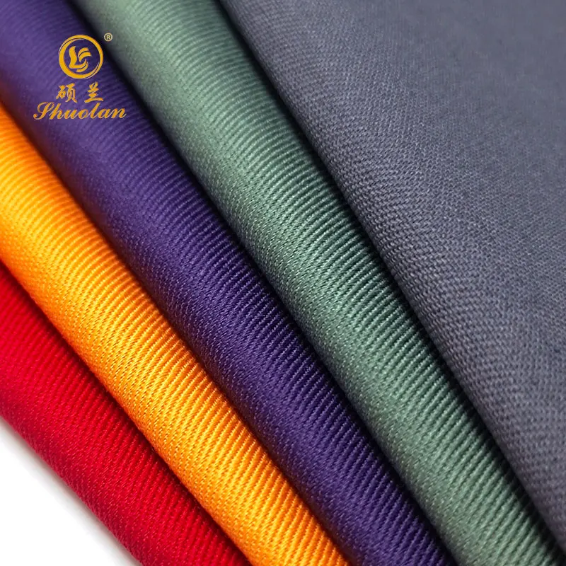 Polyester 80% and Cotton20% TC80/20 195gsm workwear fabric for industrial uniform