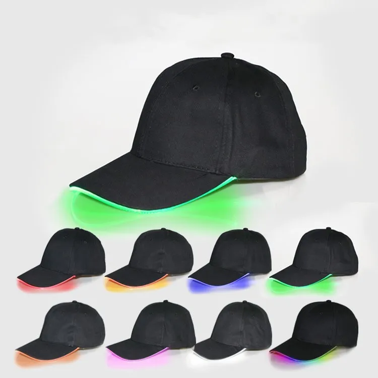 LED Caps And Hats Luminous Running Cotton Duck Cap Outdoor Mountaineering Hat With Lights