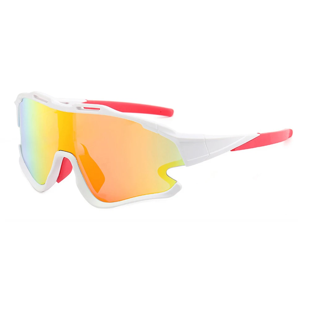 Спортивные очки, цветные спортивные солнцезащитные очки из поликарбоната, высококачественные солнцезащитные очки с встроенными линзами, мужские спортивные солнцезащитные очки
