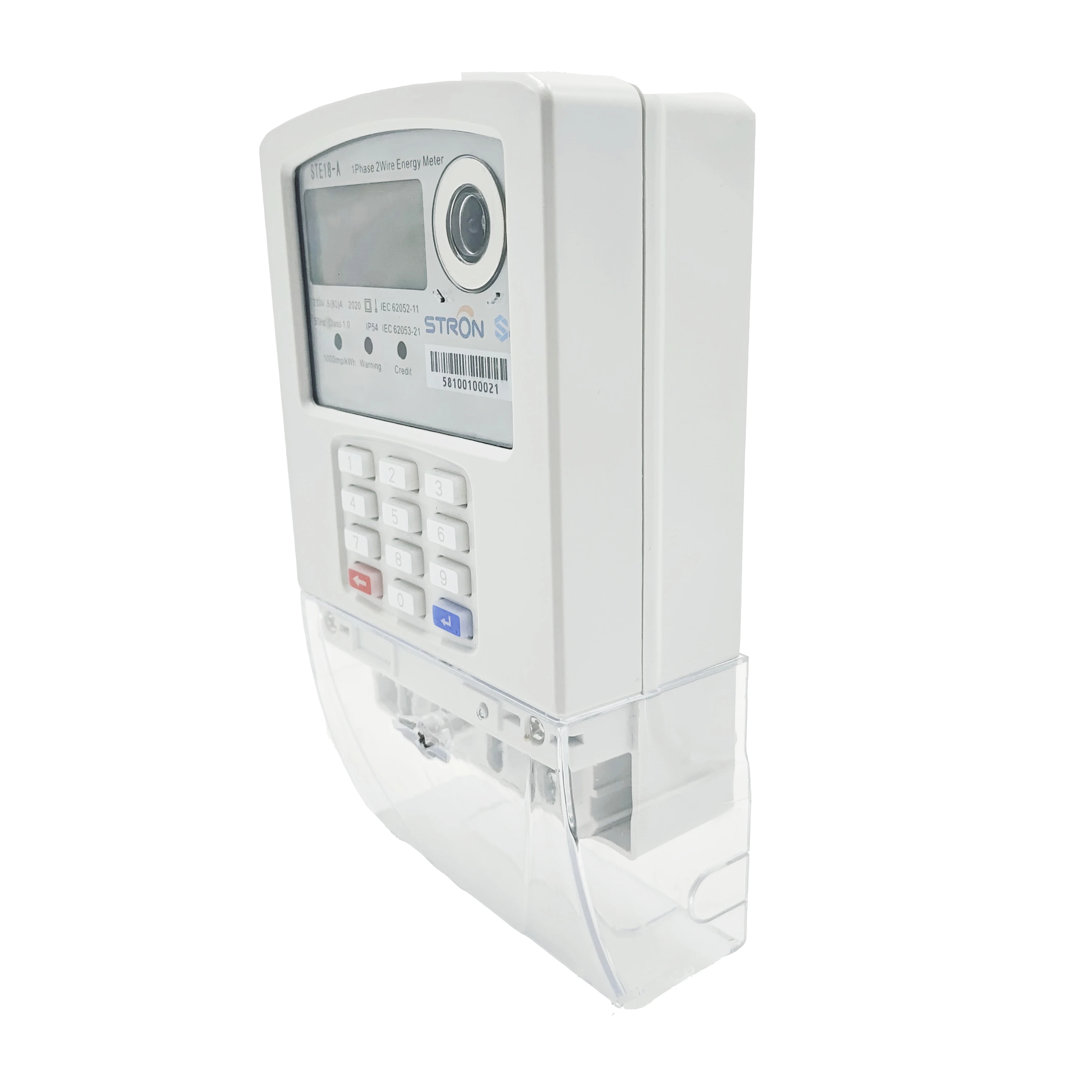 STE18-A STS standard  Single phase  Prepaid electricity Meter
