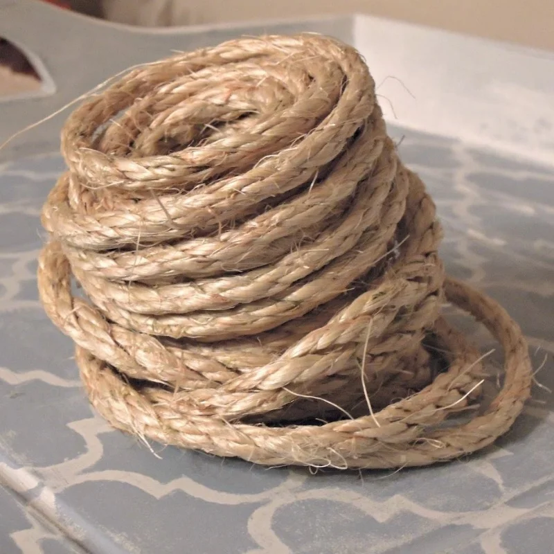 Wholesale twisted natural manila sisal hemp rope for mooring and fishing
