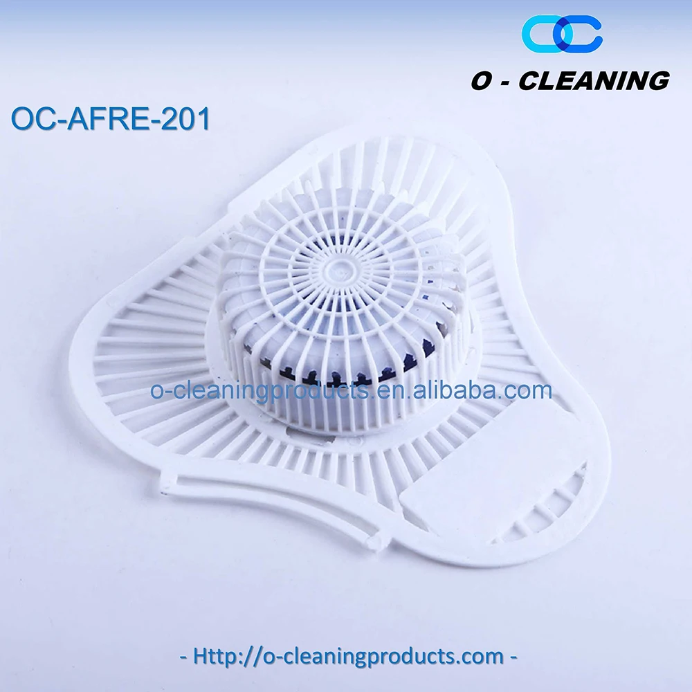 O-Cleaning Biological Urinal Screen With Non-Para Cleaner Block,Long Lasting Toilet Urinal Deodorizer Odor Remover Air Freshener