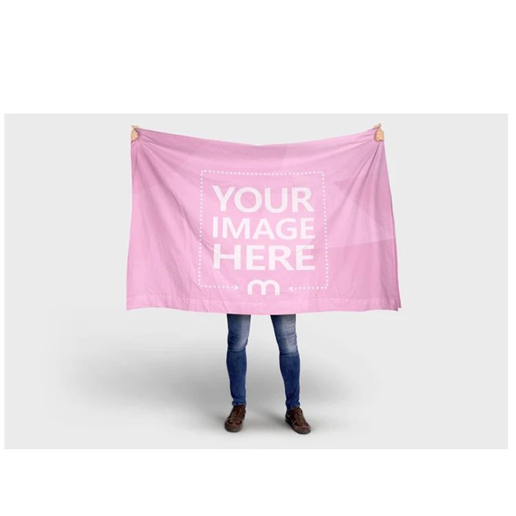 2025 New Product Cheap Print Cotton Design Print Your Logo Polyester Fabric Advertising Campaign Outdoor Custom Flag Banner