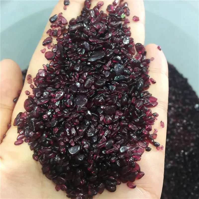 High Quality Natural Garnet Gravel Johnstonotite Pebble Crystal Stone Tumbled Stones For Healing