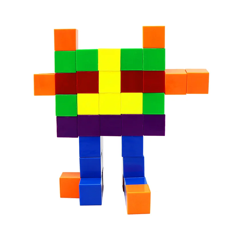 60pc Magnetic Magic Cube Building Blocks Stacking Toys For Children Ages 3-12