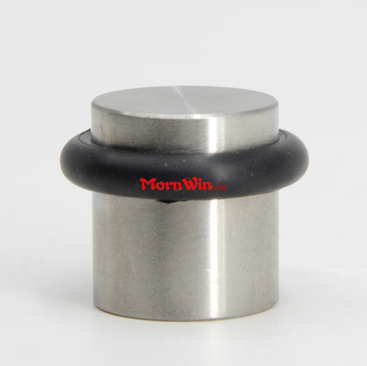 round stainless steel door stopper