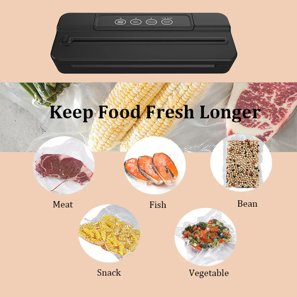 Home use xl wet and dry food nuts pet food keep fresh vacuum sealer 3 in 1 automatic with plastic bag set