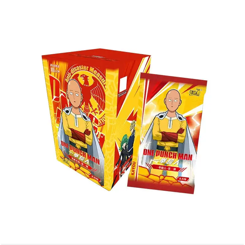 google wholesale 36 box tier 4 KAYOU Authorized BP PR Saitama Genos Anime Battle Bald Cape Man cards saitama one punch man card