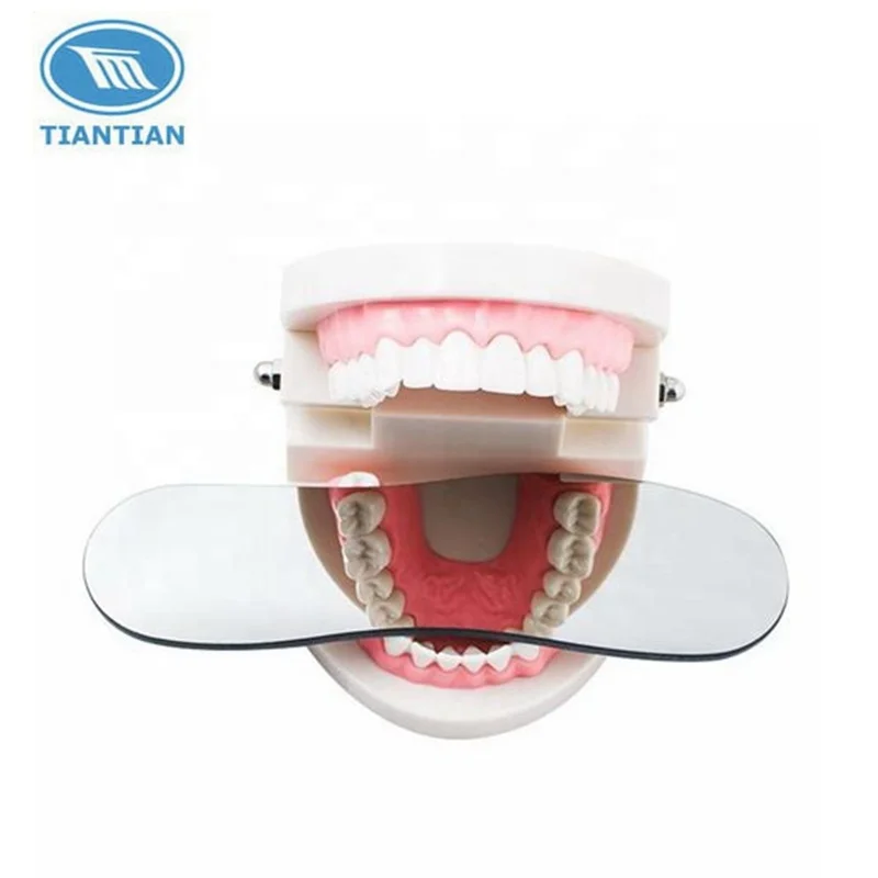 Стоматологическое фотографическое металлическое зеркало Ортодонтическое зеркало из нержавеющей стали отражатель двусторонний внутриполостной отражатель