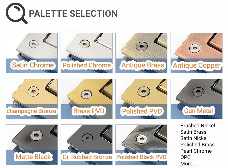 The Factory Recommends Classroom Door Hinge 180 Degree Glass to Glass Shower Hinge