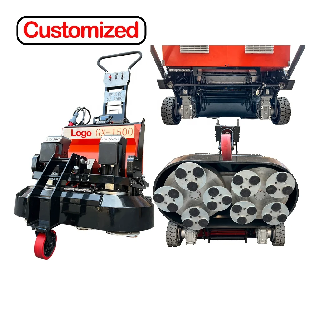 Ride On Large Automatic Epoxy Terrazzo Concrete Floor Grinding Machine Floor Polisher Grinder Machine