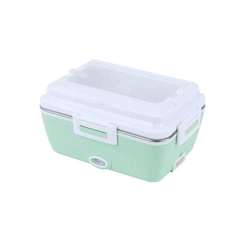1.5L Food Warmer Heater Portable Stainless Steel Container Electric Lunch Boxes with Insulation Bag for Car Truck Office