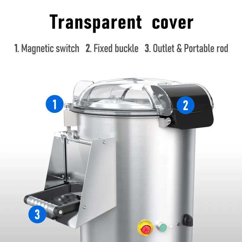 ASAKI factory price Easy cleaning stainless steel automatic potato peeler electric commercial potato washing potato peeler