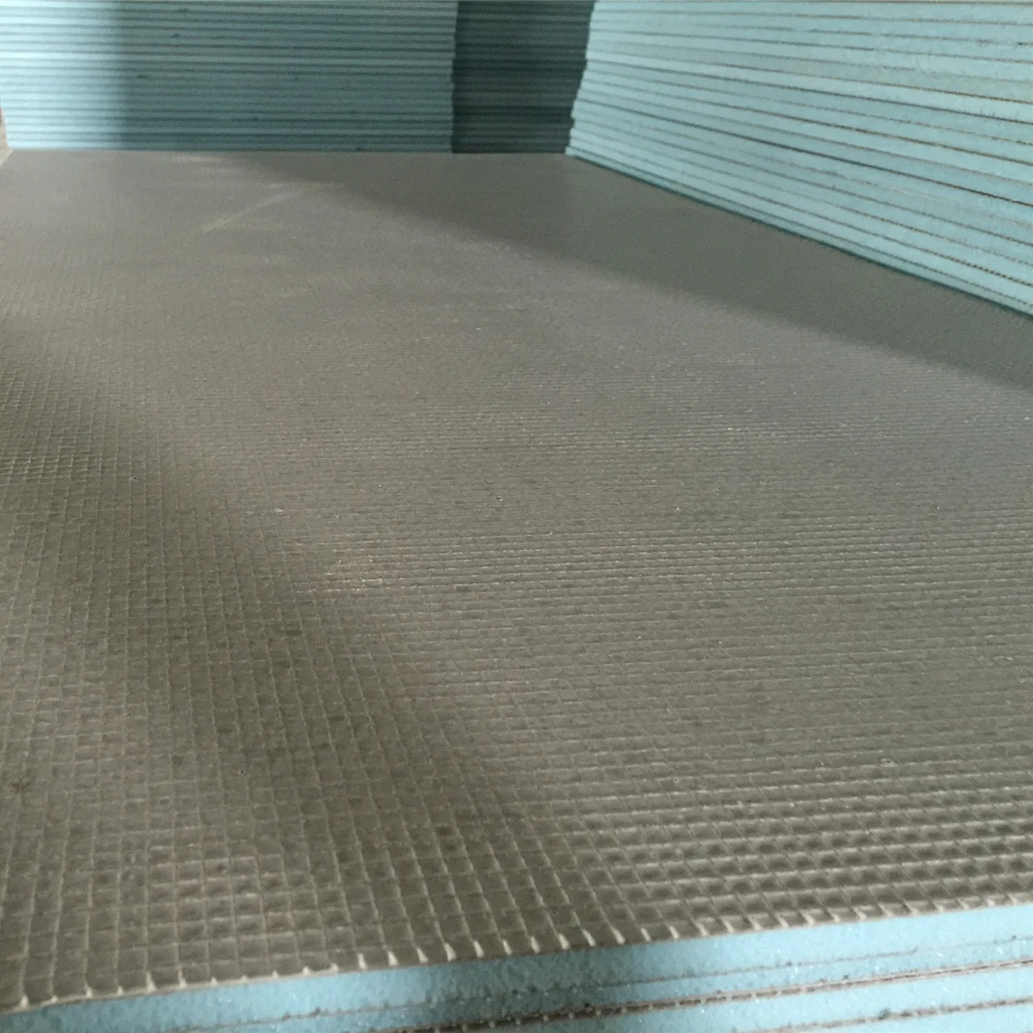 Fire Resistant Blue XPS Fiberglass Cement Coated Tile Backer Board Waterproof Under Tile Insulation Board