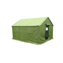 QX factory hot sale 10 20 30 40 50 people camping tent waterproof canvas frame outdoor windter heavy duty tent kilikadiri tent