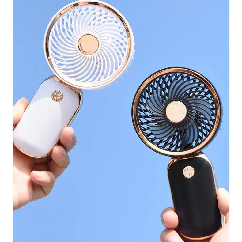 High Quality Mini Handheld USB Portable Battery Desk Ceiling Fan For Office Personal Table Electric Fan