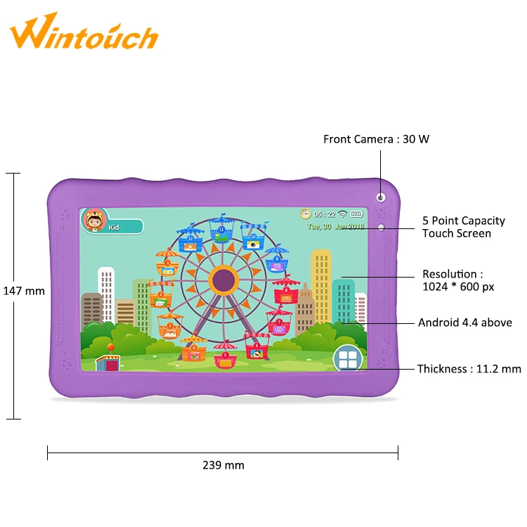 Планшет Kid tab Wintouch Android 6 0 9 дюймов планшет для раннего обучения ПК детей с поддержкой