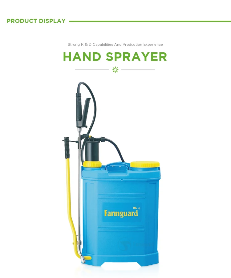 Agricultural Hand Sprayer PP Material Knapsack Sprayer 16L Backpack Hand Manual Sprayer