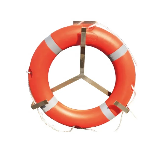 China supplier wholesale swimming 4.3kg  life ring with rope reflective high buoyancy lifebuoy