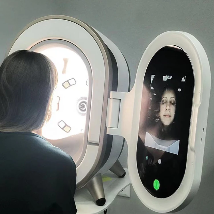 Умный анализатор кожи 3D-устройство для захвата лица 12 индикаторов обнаружения изображений центр управления кожей салона красоты выделенный