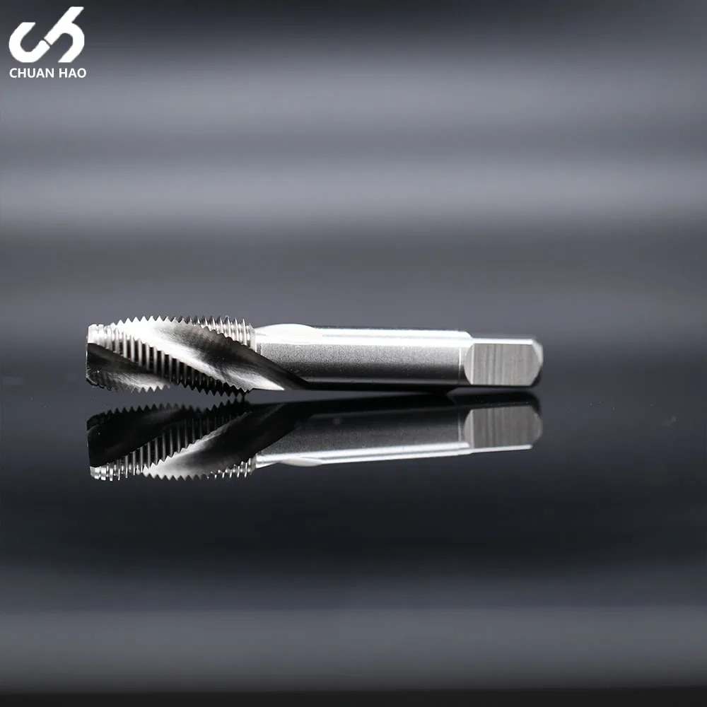 CH Factory Custom High Quality BSW 1/8-28 PT 55 Degree HSS-35 Pipe Thread Spiral Tap for Machine Threading Screw Tap&Die