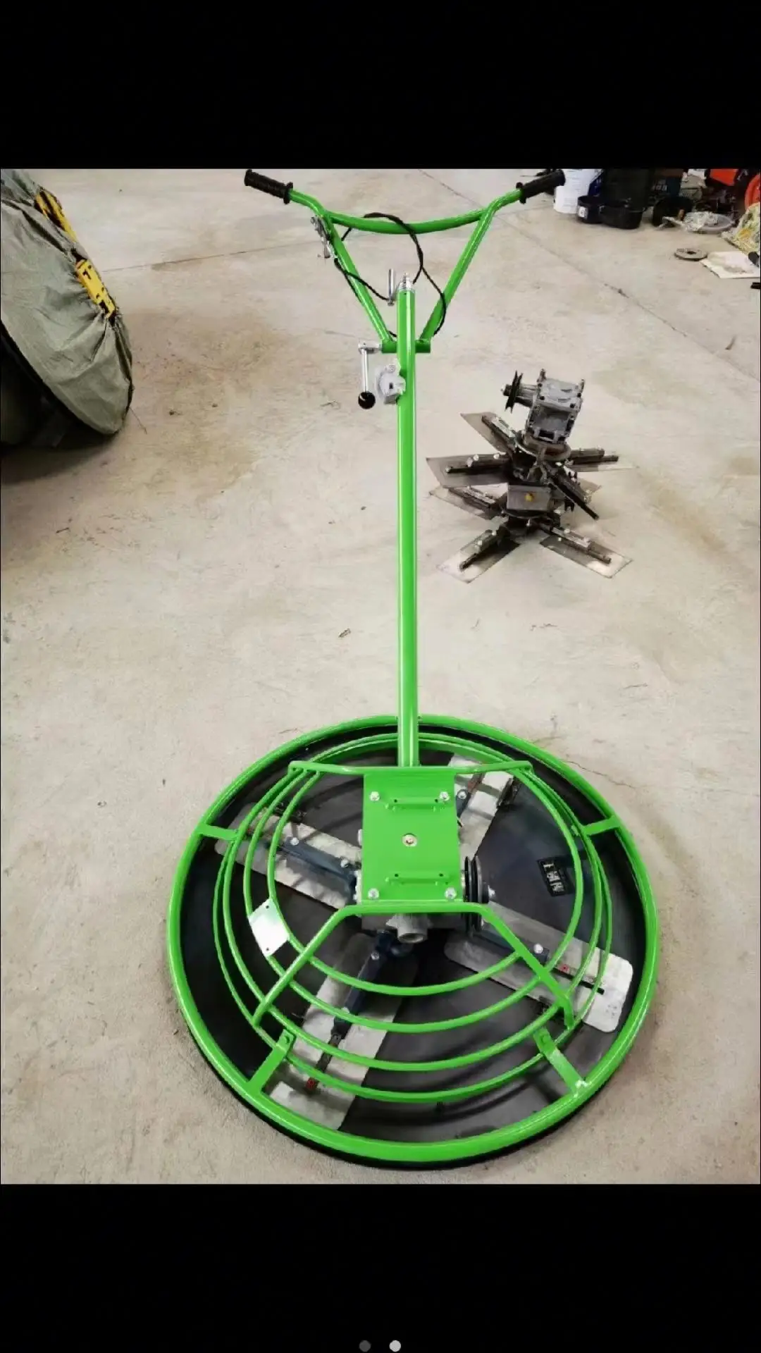 Hand Push Gasoline Engine Power Trowel  concrete Finishing Trowel Machine power trowel machine blade