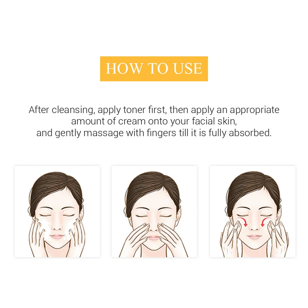 BREYLEE 40g Hyaluronic Acid Moisturizing Face Cream Vitamin C Whitening Remove Dark Spots Cream Retinol Lifting Face Neck Cream