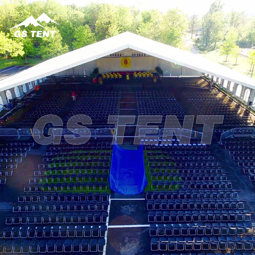 20x50M Large Wedding Party German Canopy prefab House Marquee Event Tents Malaysia Interior decoration with Air Conditioner