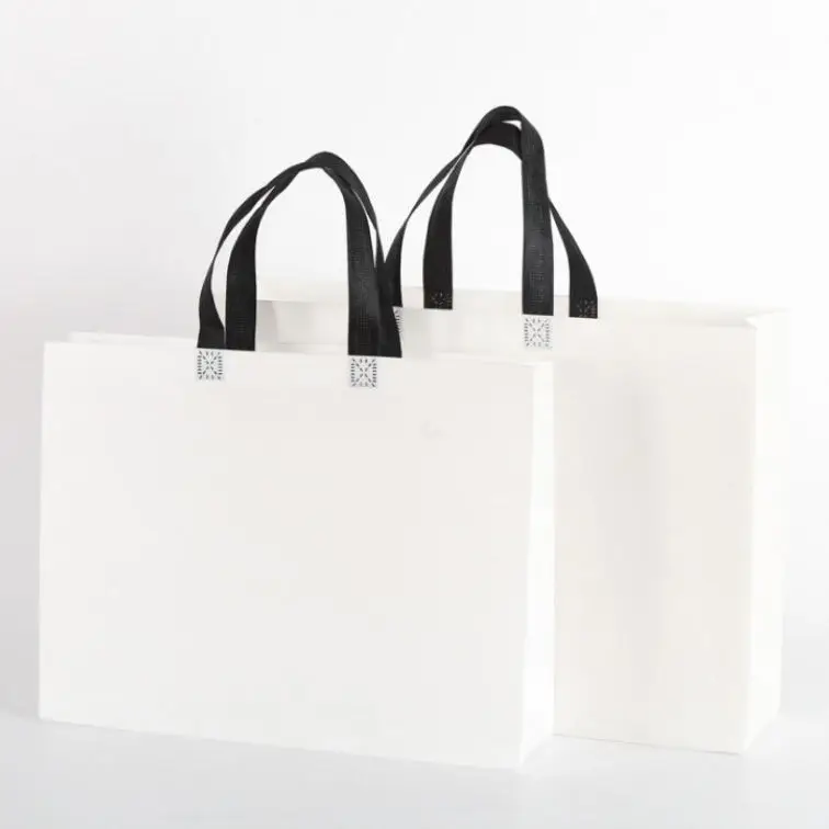 Wholesale eco-friendly custom shopping tote bag reusable laminated non woven bag with logo