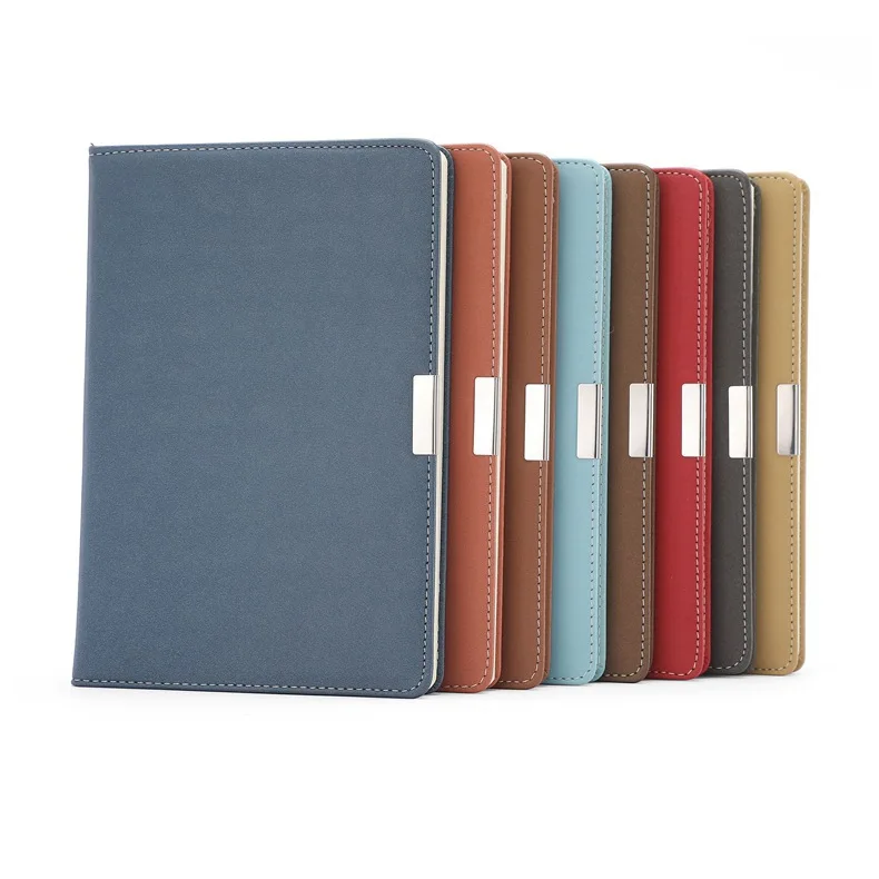 XP-Promos PU Leather A5 Notebook Business Office Meeting Record Book for Promotional Gift