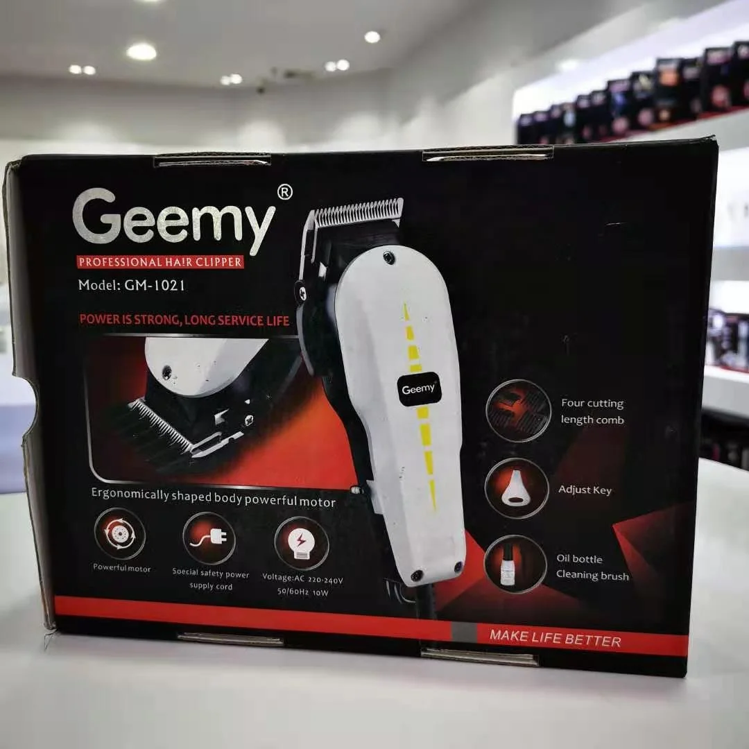  Хорошее качество оригинальный GEEMY GM1021 машинка для стрижки волос Профессиональный парикмахерский резак