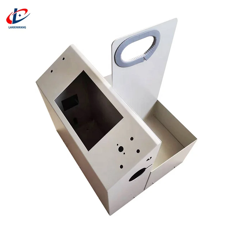 OEM/ODM Custom Silvery Enclosure Computer Metal Housing Chassis Prototyping Sheet Metal Manufacturers Steel shell manufacturing