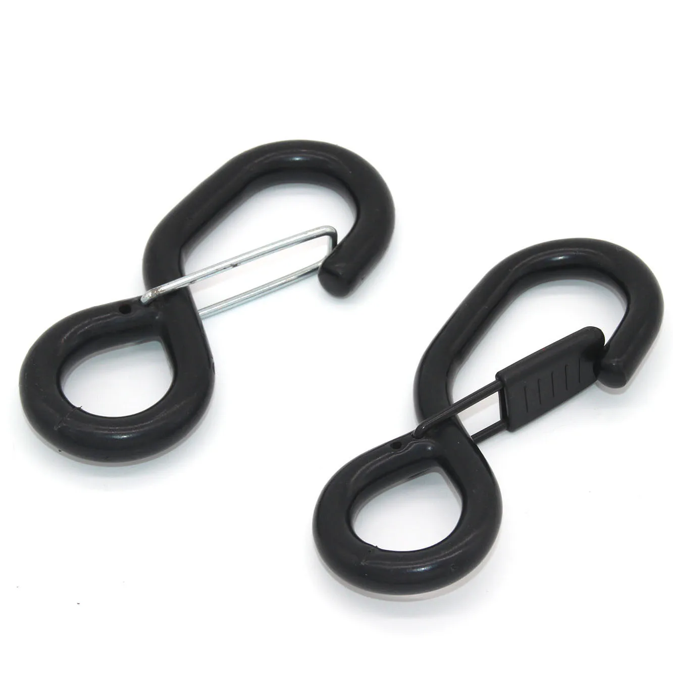 25mm Tie Down Heavy Duty Rubber-coated S Hook with Keeper for Ratchet Buckle