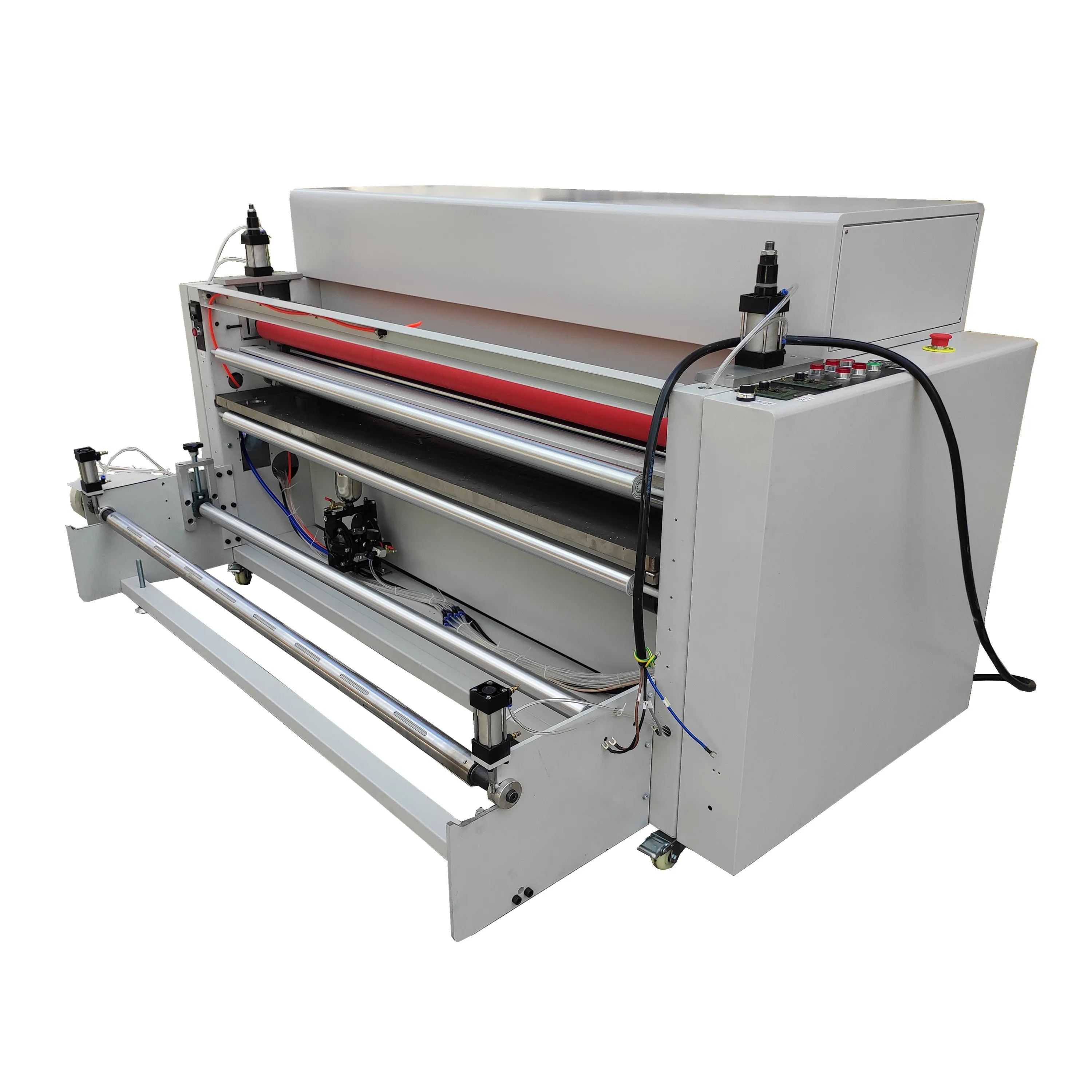 Easy move UV light drying photo surface liquid coating  machine with  wheels