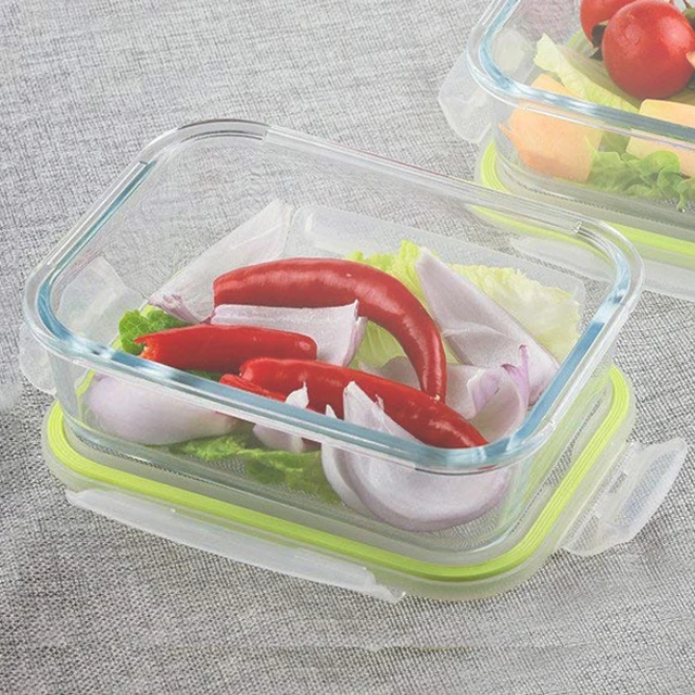 Multifunctional lid glass vacuum food storage container with low price