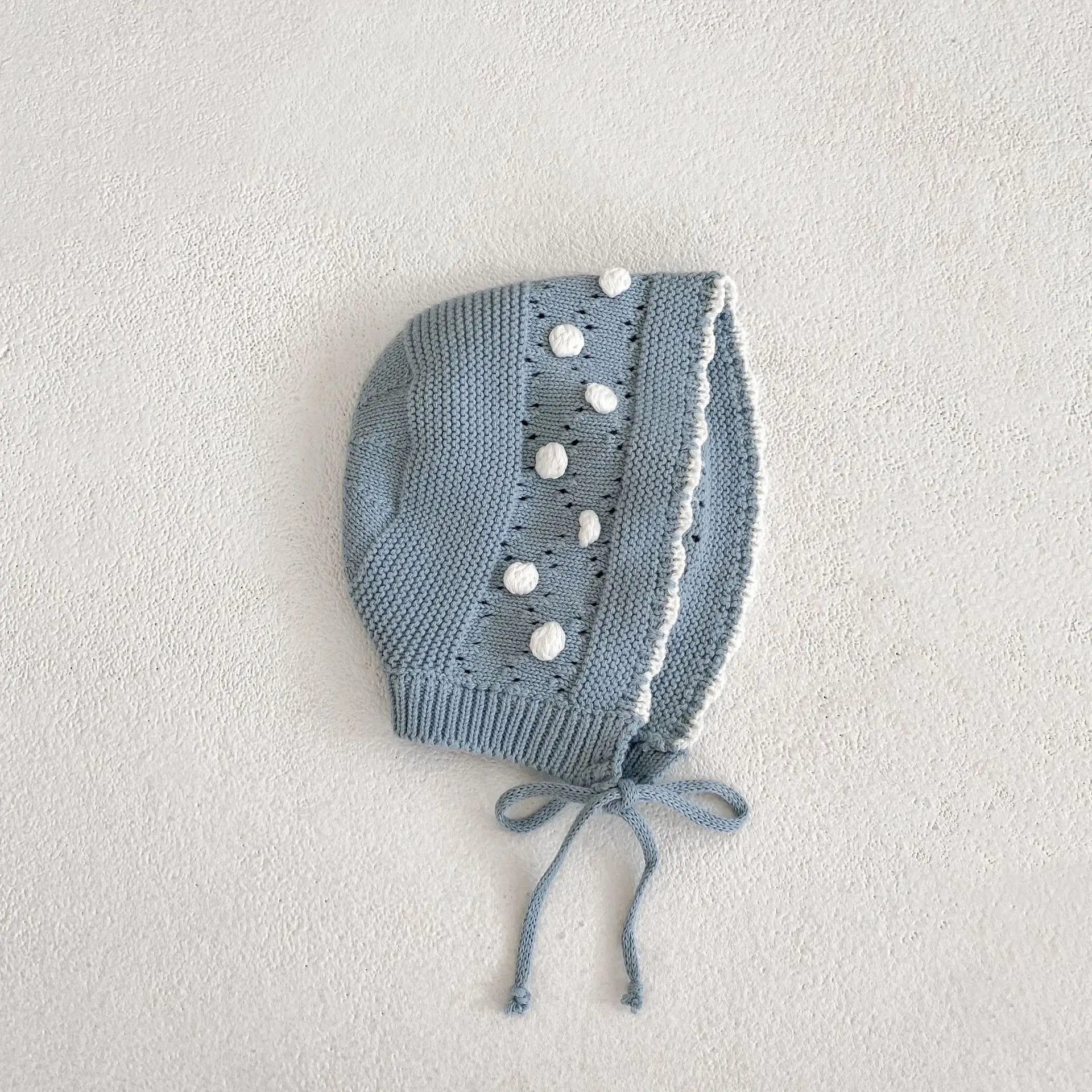 Autumn infant hand Knitting hat newborn knitted fashion romper baby girl clothing sets