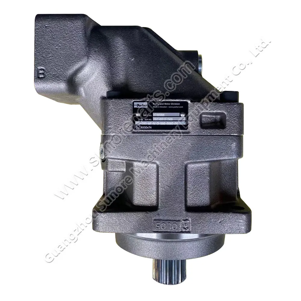 hydraulic drive vibration hammer fittings axial F12 series piston 3786986 F12-090-MF-IV-D-000-0000-P0 parker hydraulic motor