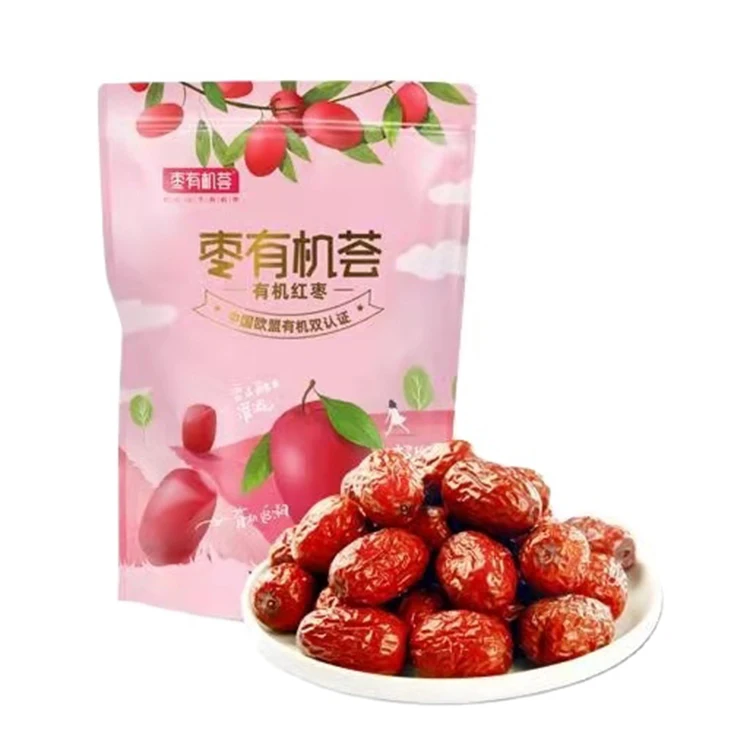 Certificated Chinese Dried Jujube Fruit Snacks Wholesale Price Sweet Dried Fruits Red Dates Jujube Organic Dates