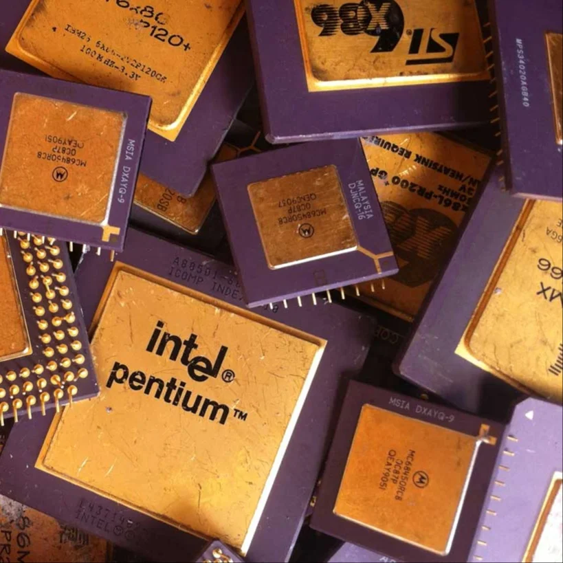 CPU Ceramic Scrap - Computer Scrap - Electronic Scrap for sale