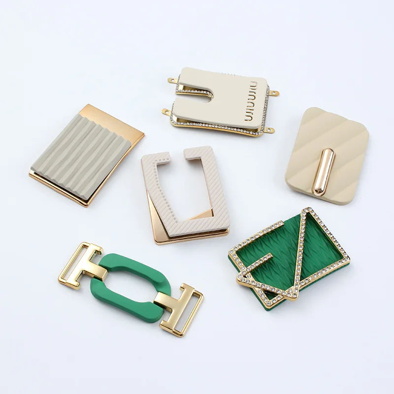 graceful Fashion white shoes decoration upper sandal metal shoe clip High heels shoe buckle