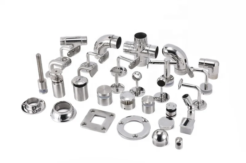 Indoor/outdoor Stainless Steel Glass Railing Balustrade Handrail Post Glass Clamp Holder Adapter Standoff Pin