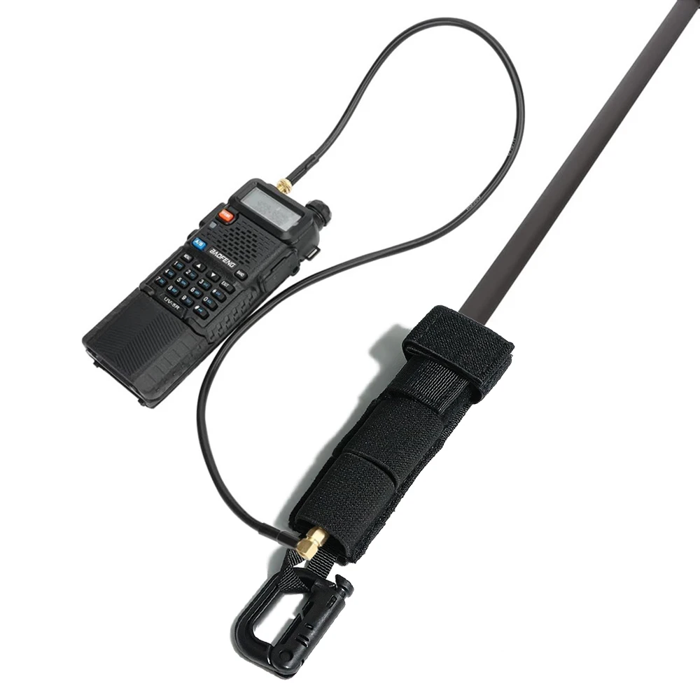 Tactical Antenna Relocation Fixing Pouch Utility Vest Accessories Radio Antenna Holder Bag for PRC152 PRC148 MBITR
