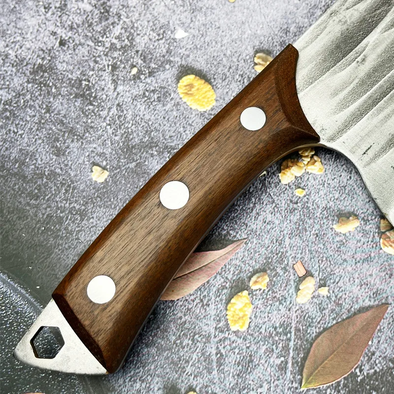 High Carbon Steel Hand Made Forged Serbian Butcher Kitchen Chef Knife Full Tang Serbian Knife