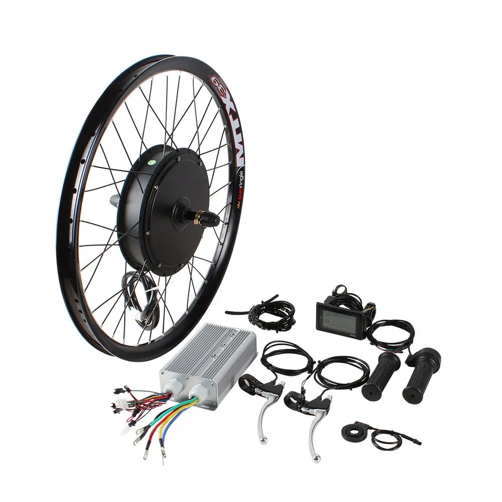 High quality MTX 48 5000w BLDC 26inch rim Grealess hub motor E-Bike Conversion Kit