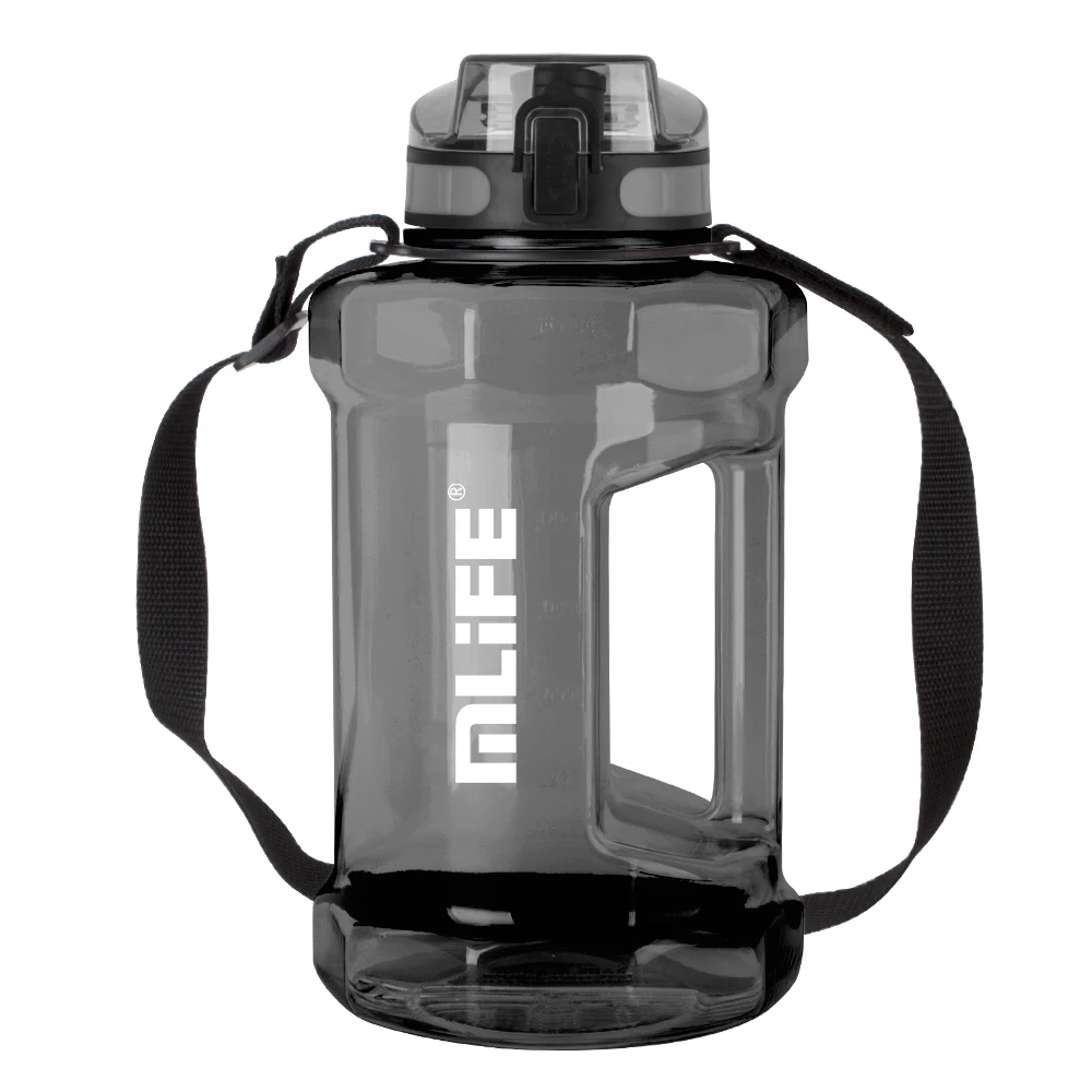 Large Reusable PETG Water Jug with Handle Easy Drink Lid Direct Drinking for Adults for Gym Sports Travel Outdoor Climbing