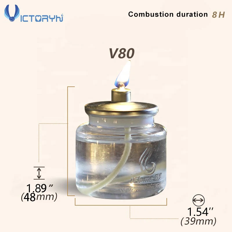 Factory Direct Sales Multifunctional 8H Burning Time Non Scented Paraffin Liquid Wax Oil Candles