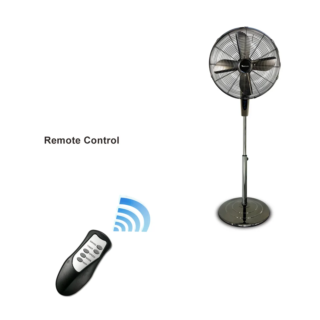 High Air Volume Round Base 18 Inch Metal Retro Industrial Fan