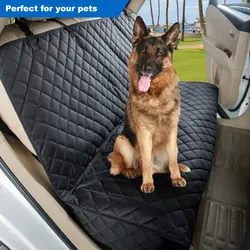 Waterproof Bench Car Seat Cover Protector Nonslip Pet Car Seat Cover for Dogs with Universal Size Fits for Cars Trucks SUVs