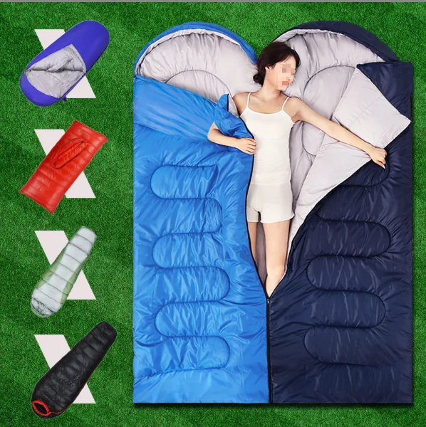 OEM/ODM Thicker and warmer for indoor and outdoor use skin friendly degree sleeping bag polyester waterproof